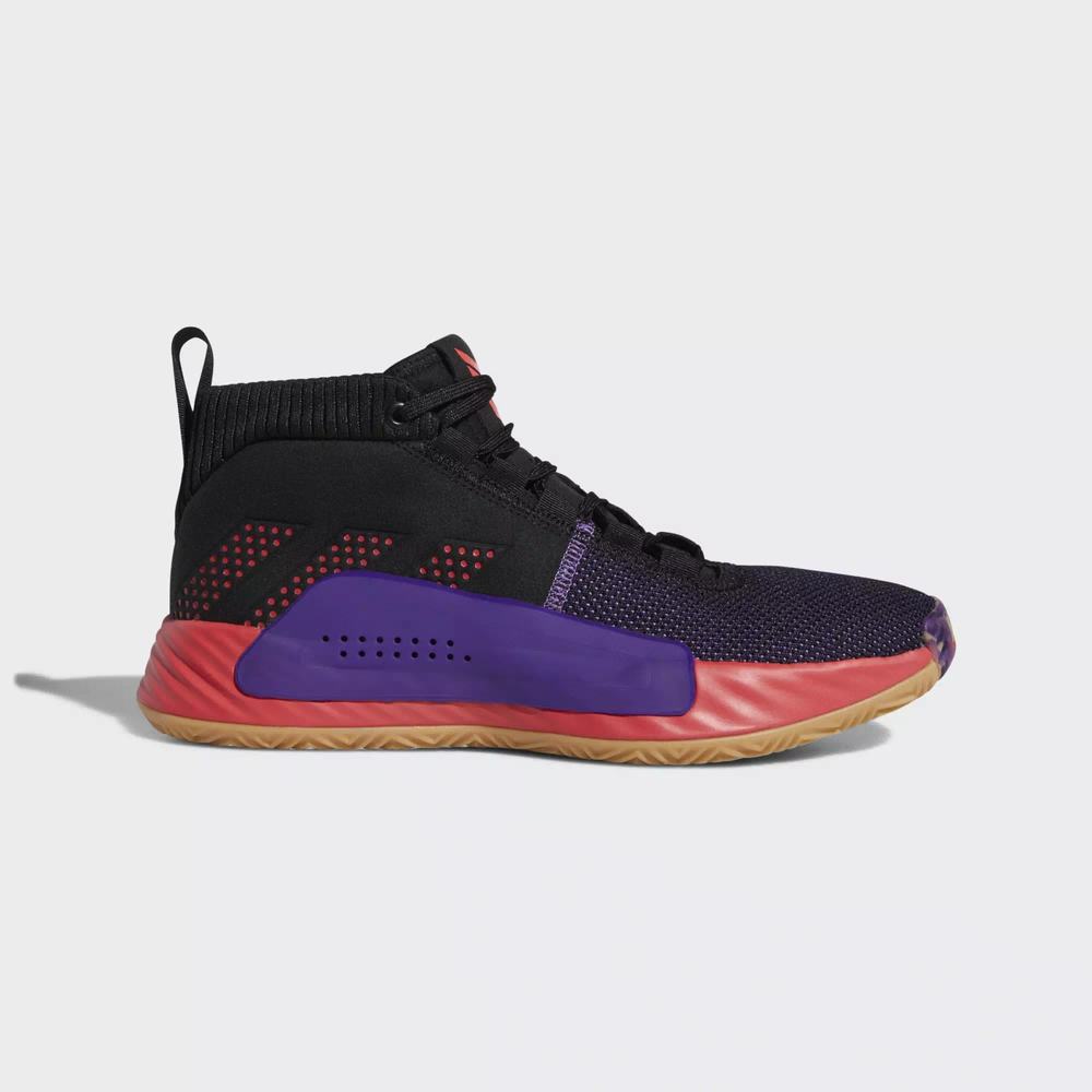 Adidas Dame 5 Tenis De Basketball Negros Para Hombre (MX-87688)